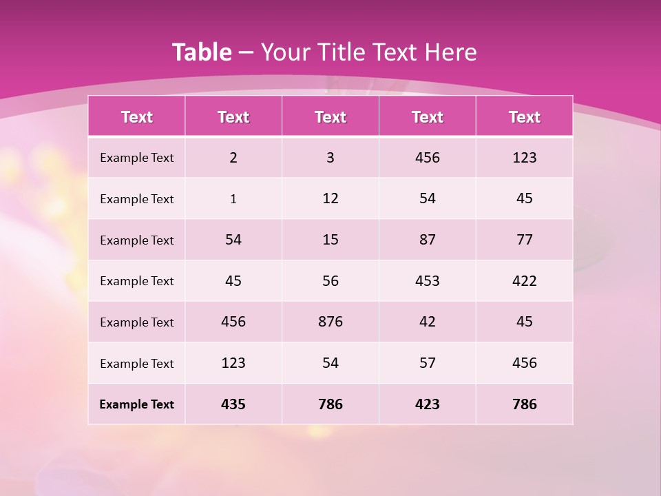 Botany Season Flower PowerPoint Template
