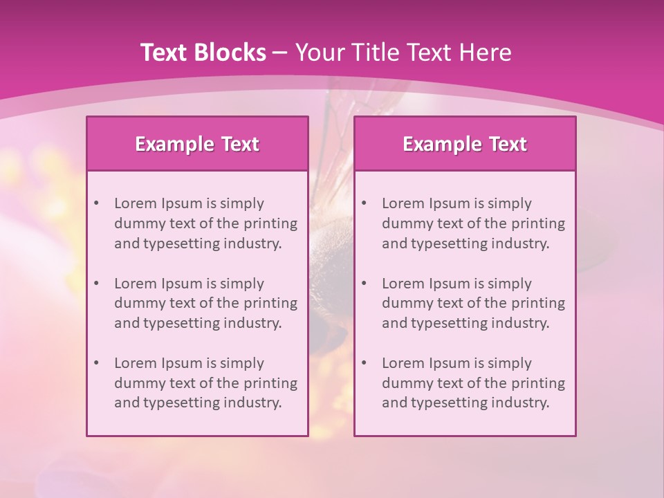 Botany Season Flower PowerPoint Template