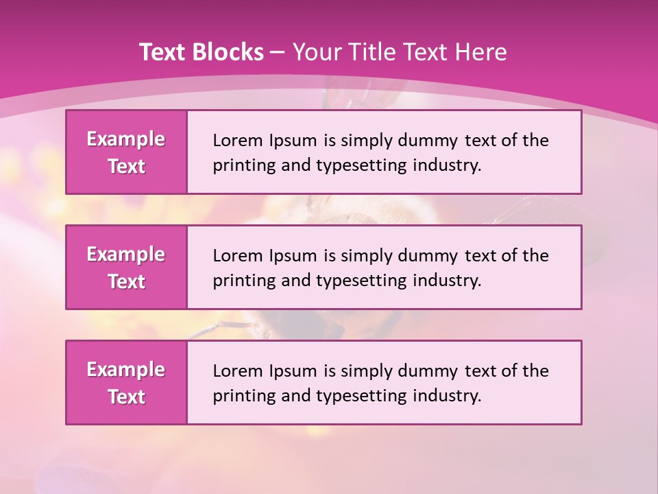 Botany Season Flower PowerPoint Template