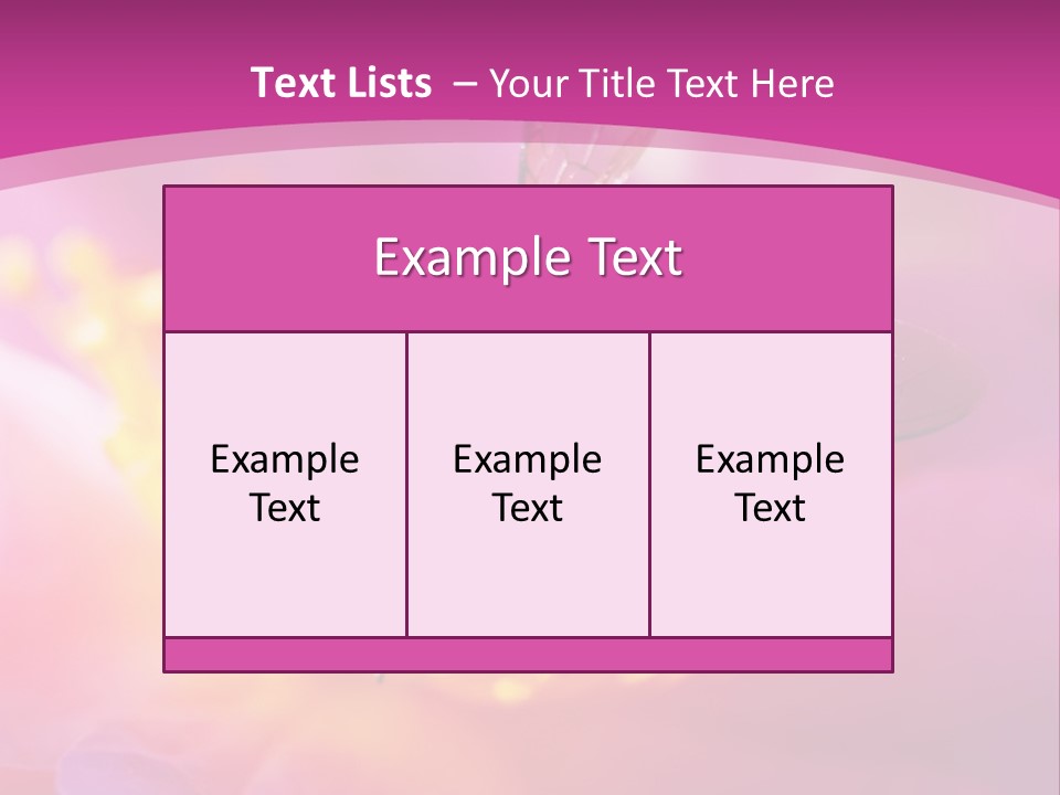Botany Season Flower PowerPoint Template