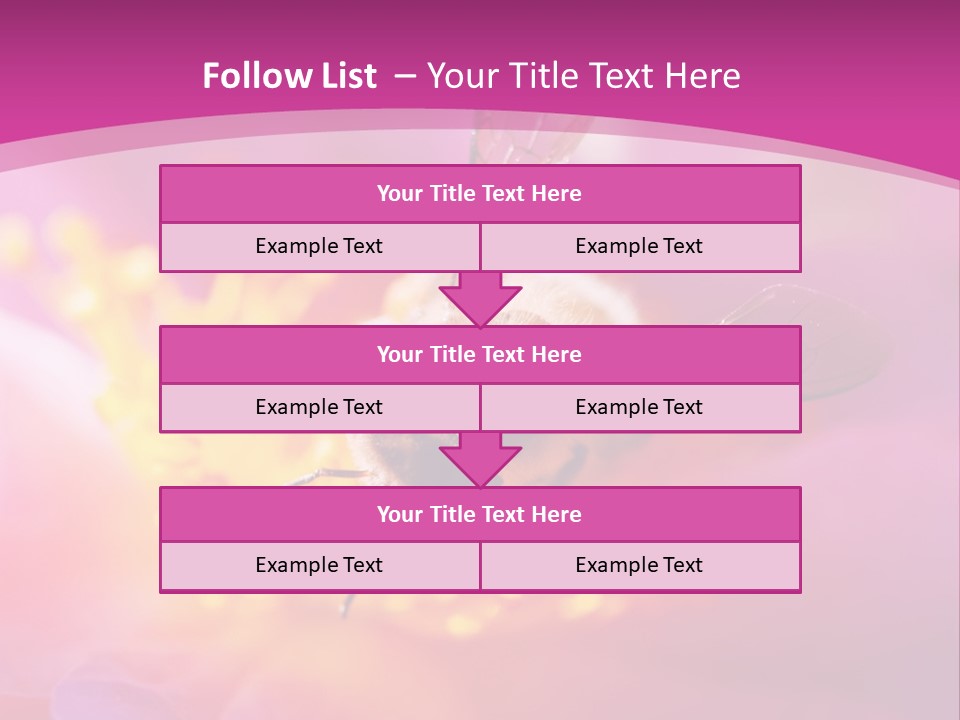 Botany Season Flower PowerPoint Template