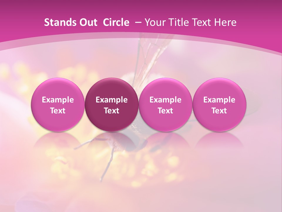 Botany Season Flower PowerPoint Template