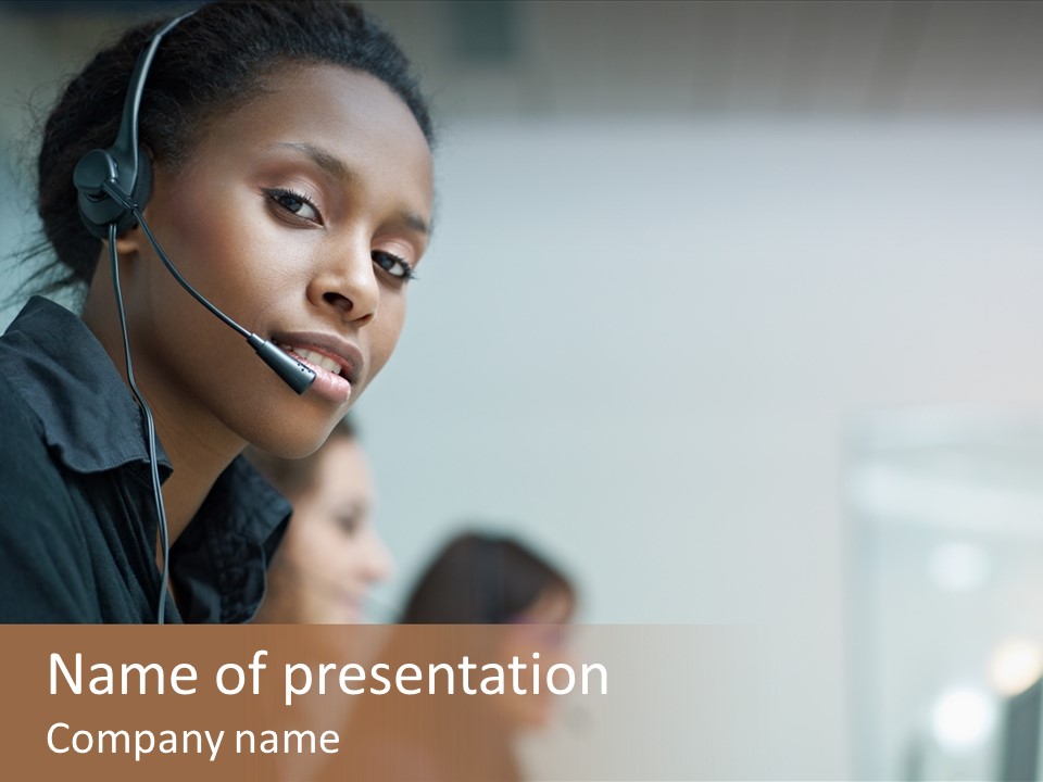 Assistance Corporate Customer PowerPoint Template