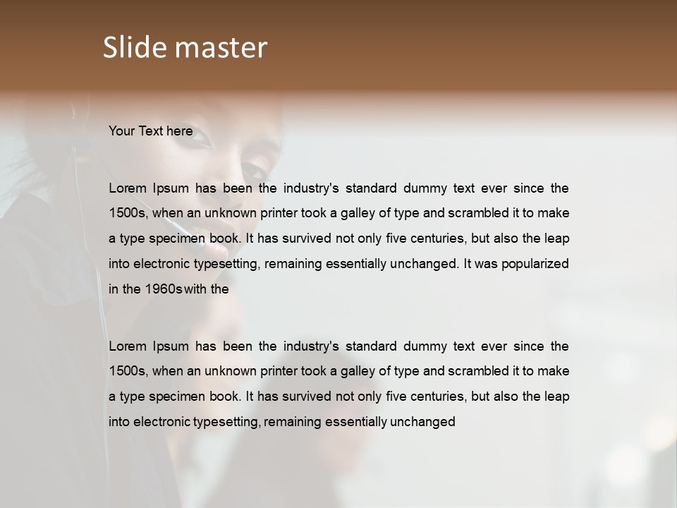 Assistance Corporate Customer PowerPoint Template