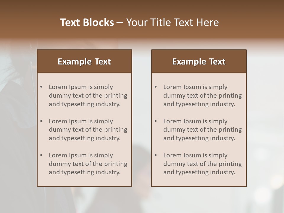 Assistance Corporate Customer PowerPoint Template