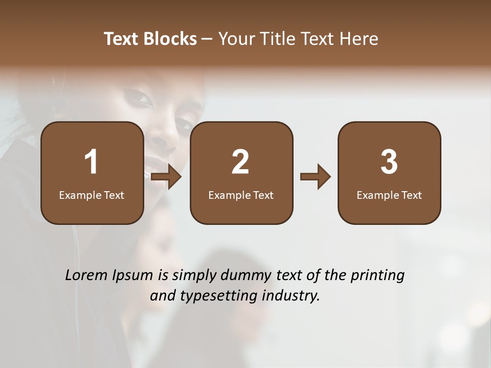 Assistance Corporate Customer PowerPoint Template