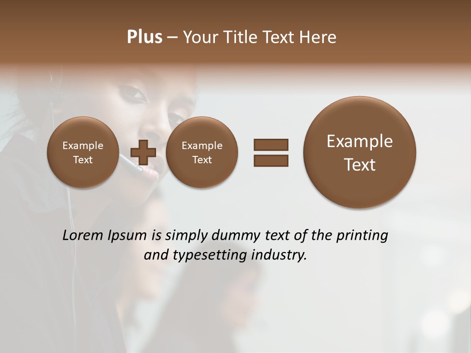 Assistance Corporate Customer PowerPoint Template