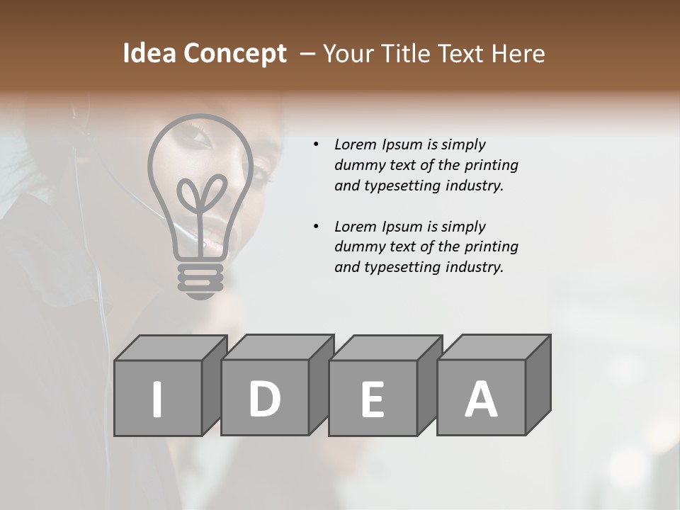 Assistance Corporate Customer PowerPoint Template