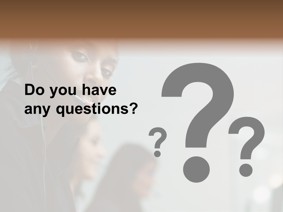 Assistance Corporate Customer PowerPoint Template