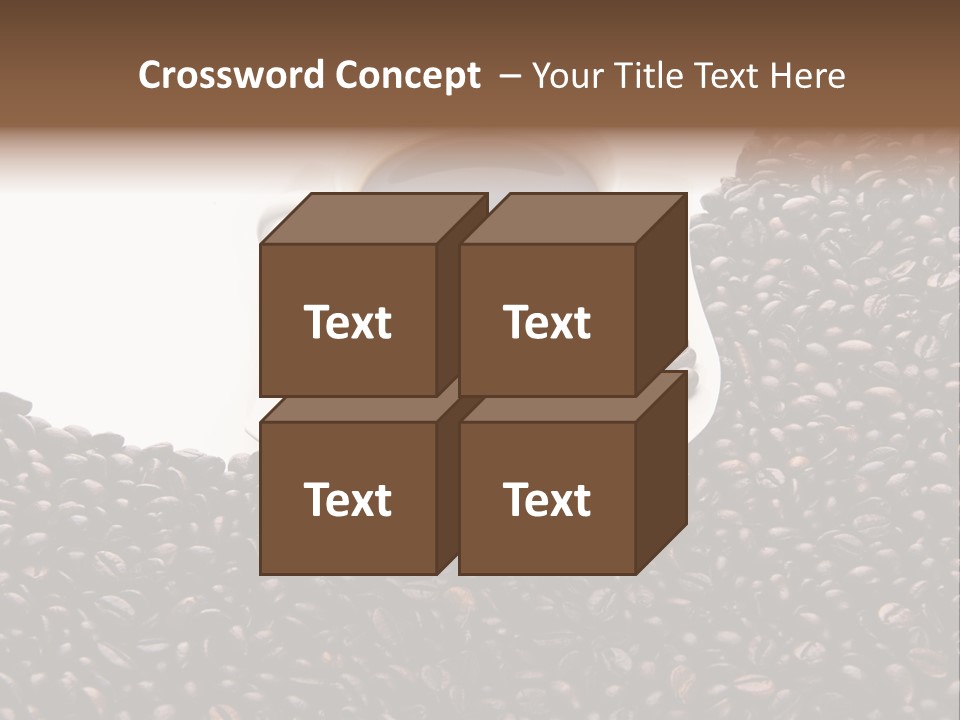 White Seed Caffeine PowerPoint Template