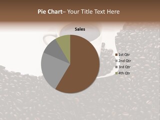 White Seed Caffeine PowerPoint Template