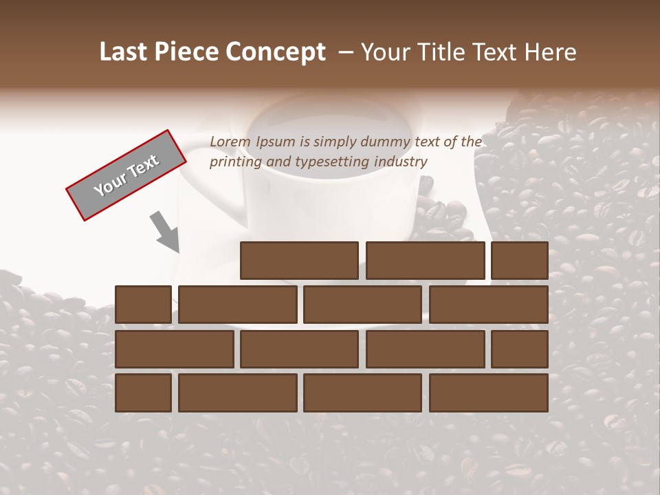 White Seed Caffeine PowerPoint Template
