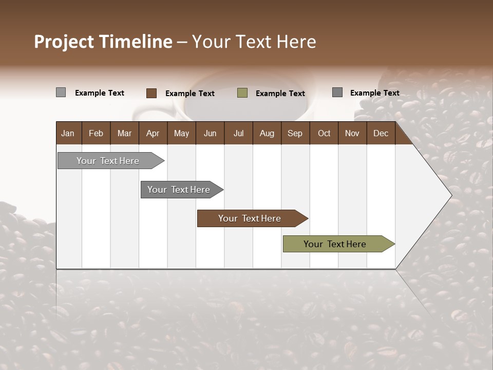White Seed Caffeine PowerPoint Template