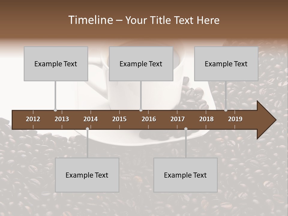 White Seed Caffeine PowerPoint Template