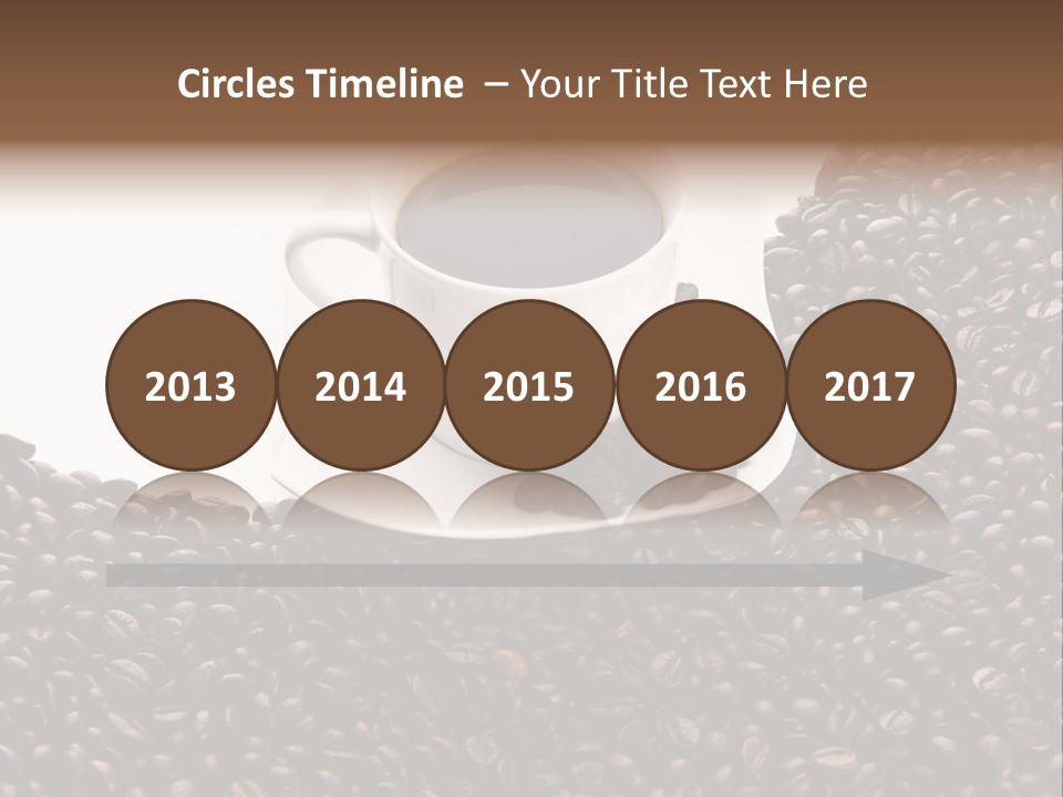 White Seed Caffeine PowerPoint Template