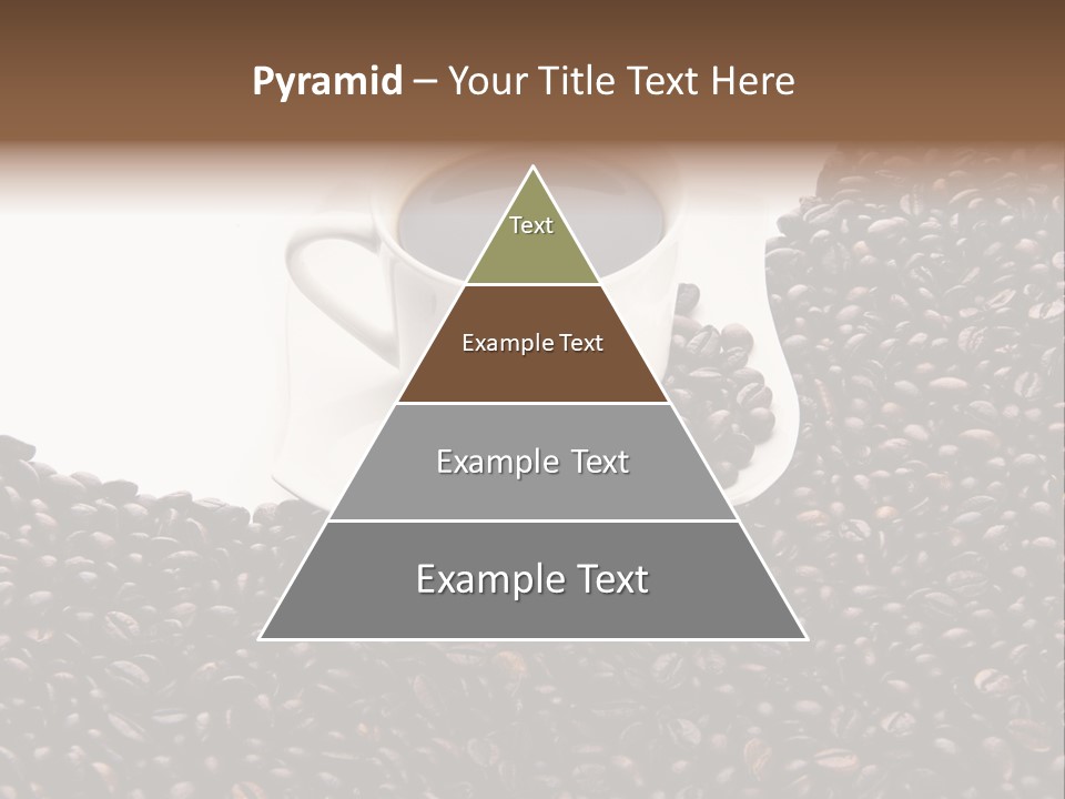 White Seed Caffeine PowerPoint Template