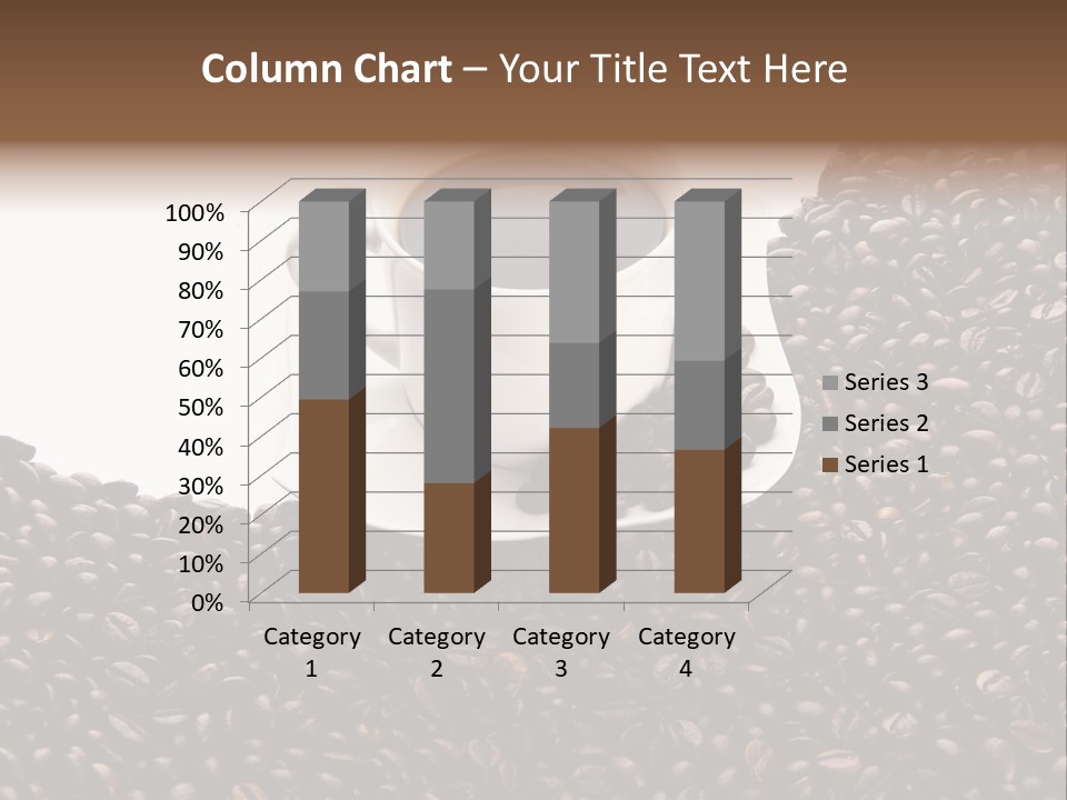 White Seed Caffeine PowerPoint Template