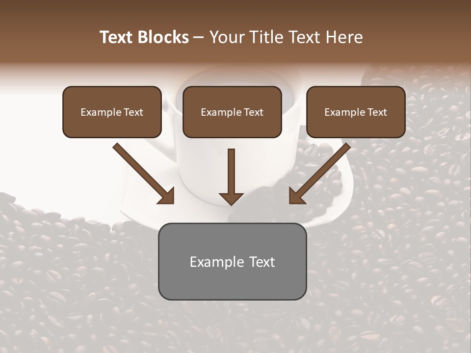 White Seed Caffeine PowerPoint Template