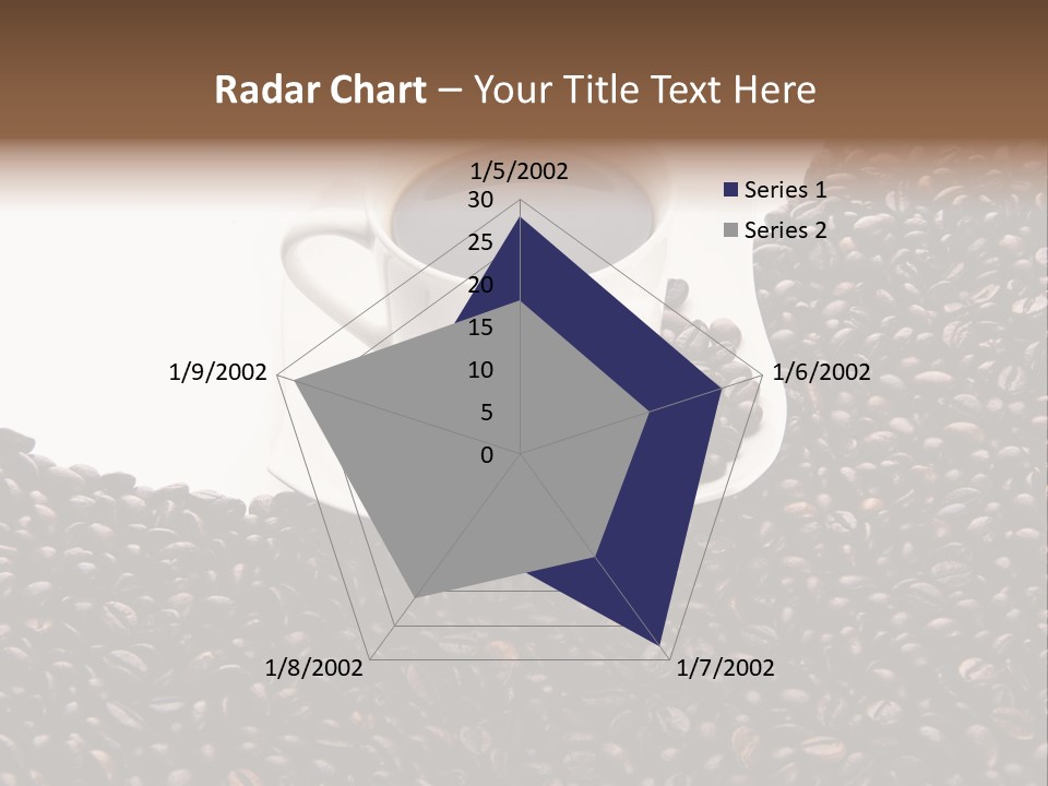 White Seed Caffeine PowerPoint Template