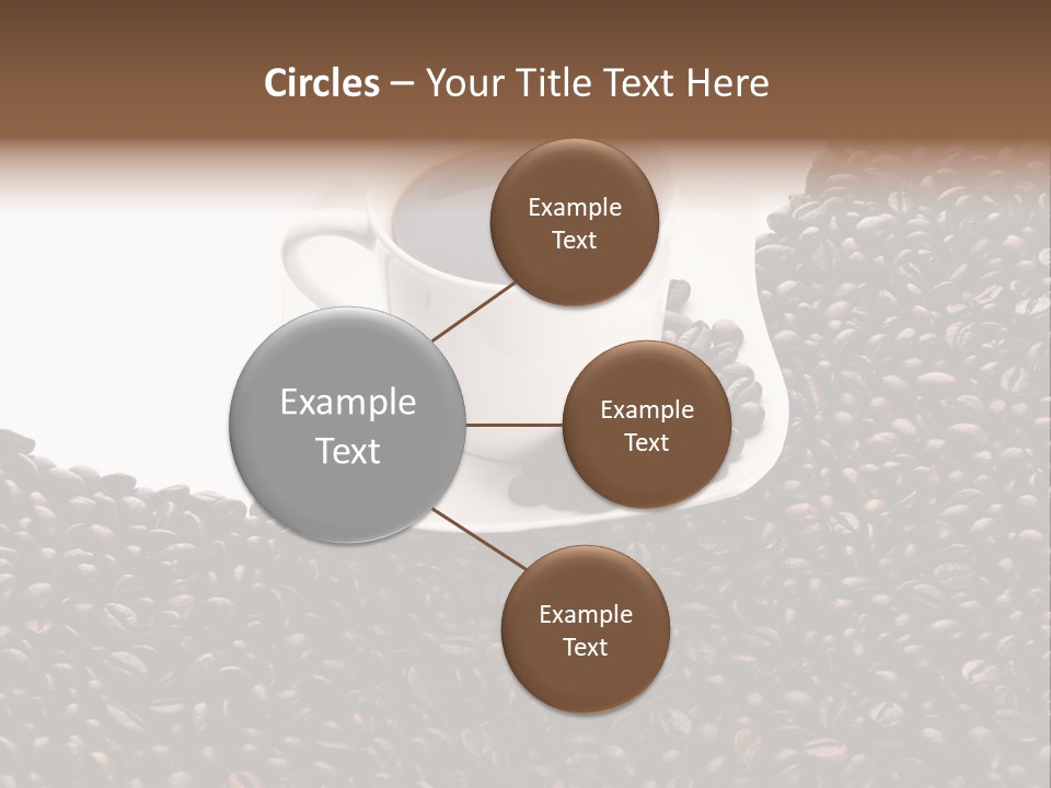 White Seed Caffeine PowerPoint Template