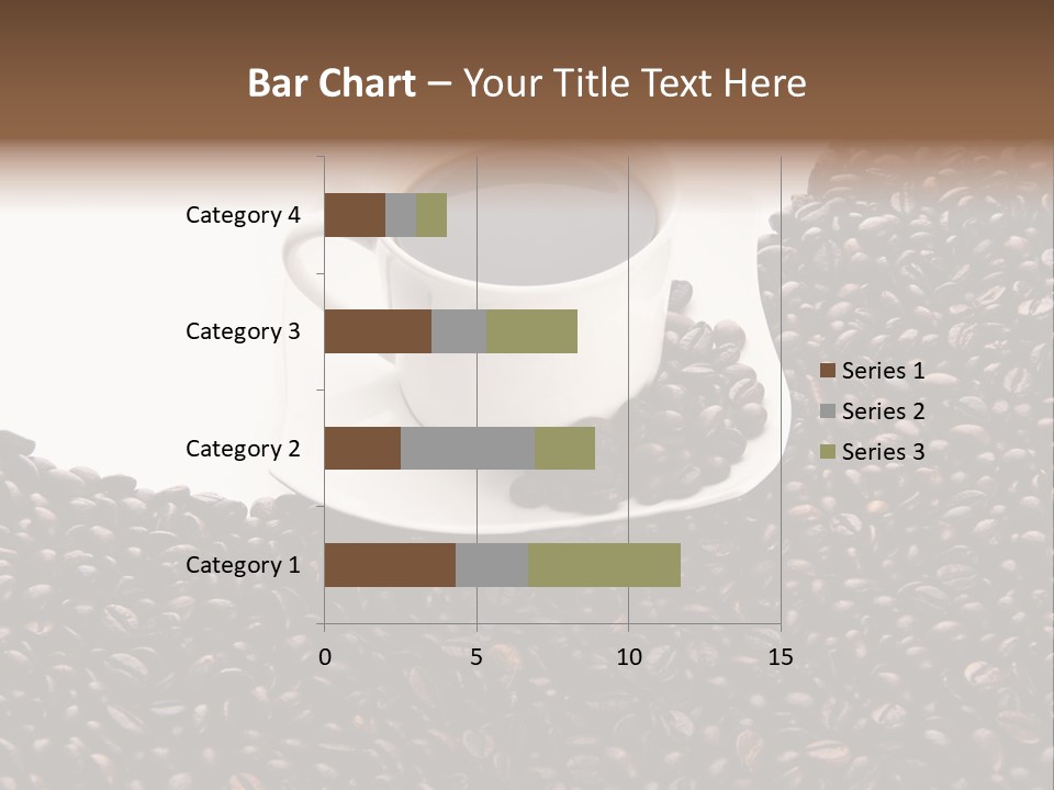 White Seed Caffeine PowerPoint Template