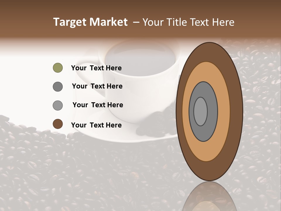 White Seed Caffeine PowerPoint Template