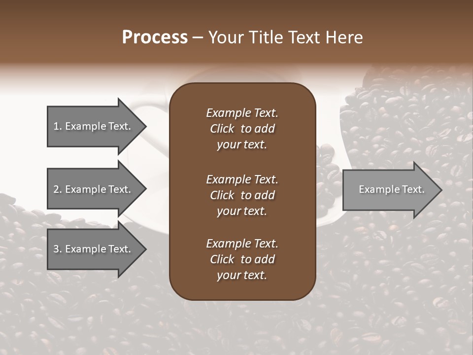 White Seed Caffeine PowerPoint Template