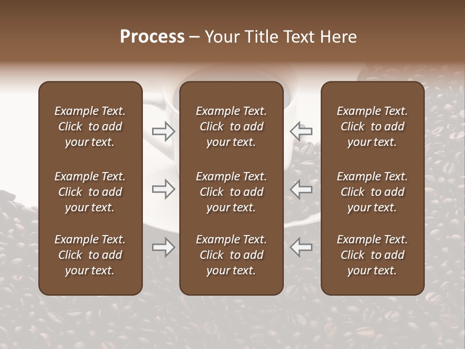 White Seed Caffeine PowerPoint Template