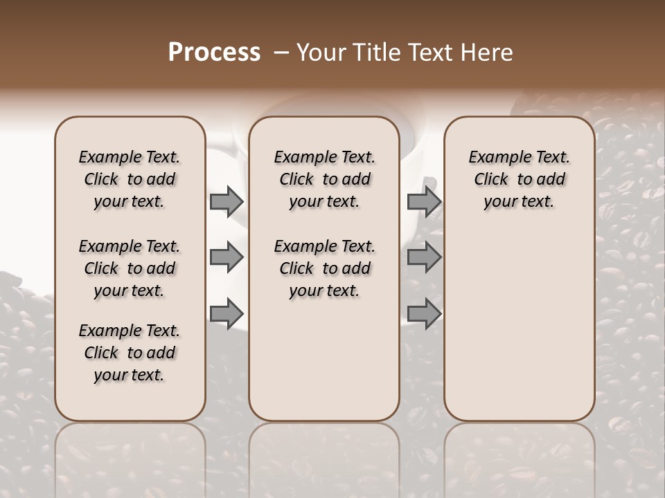 White Seed Caffeine PowerPoint Template