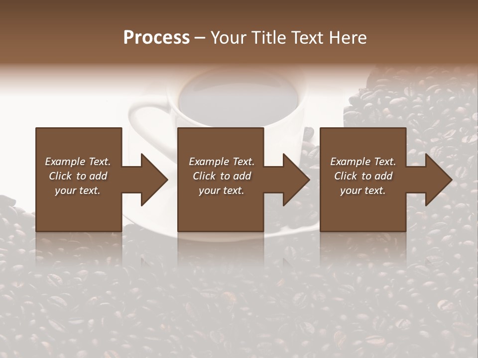 White Seed Caffeine PowerPoint Template