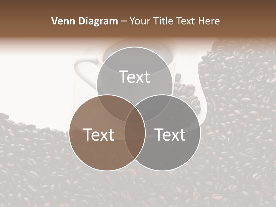 White Seed Caffeine PowerPoint Template