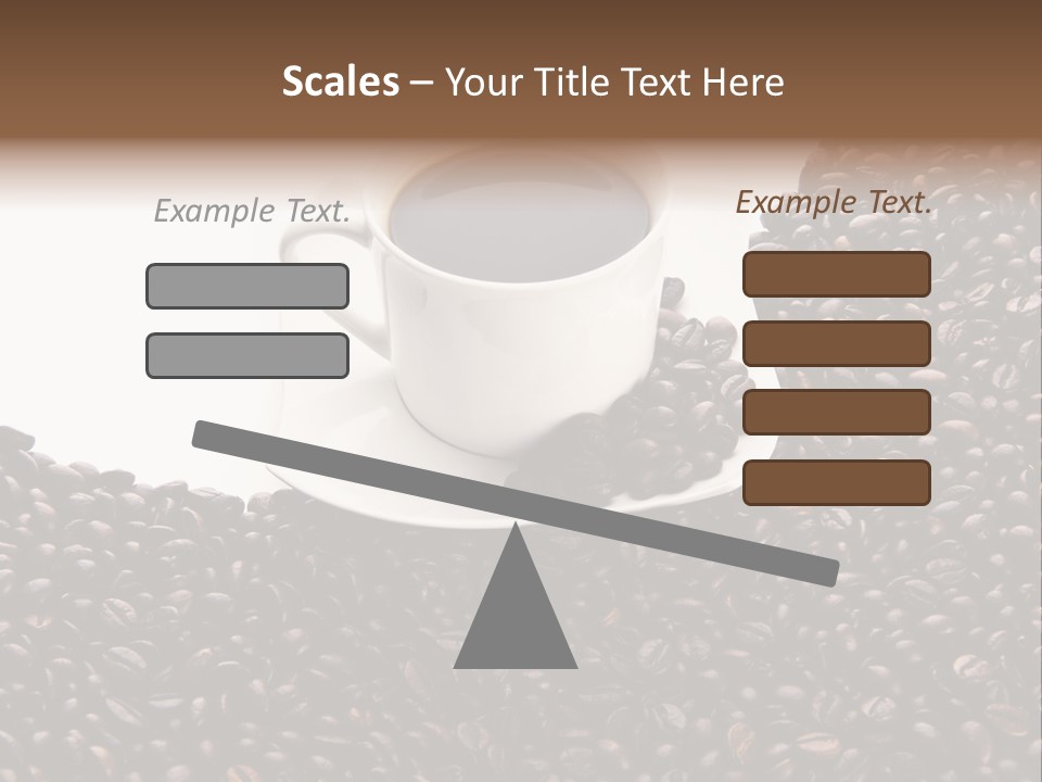 White Seed Caffeine PowerPoint Template