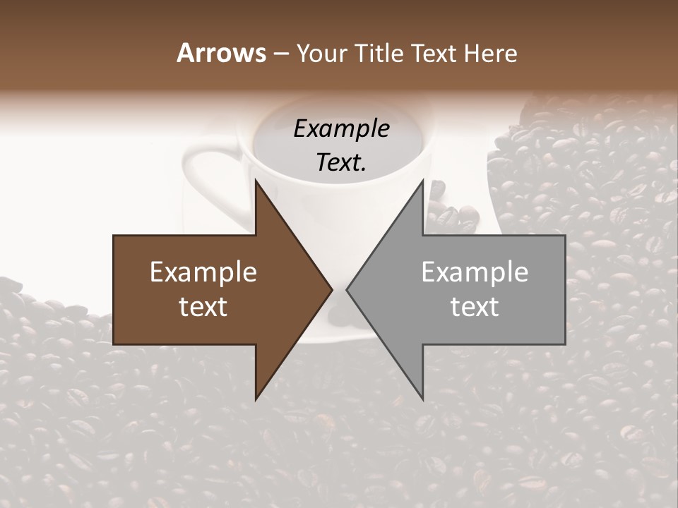 White Seed Caffeine PowerPoint Template