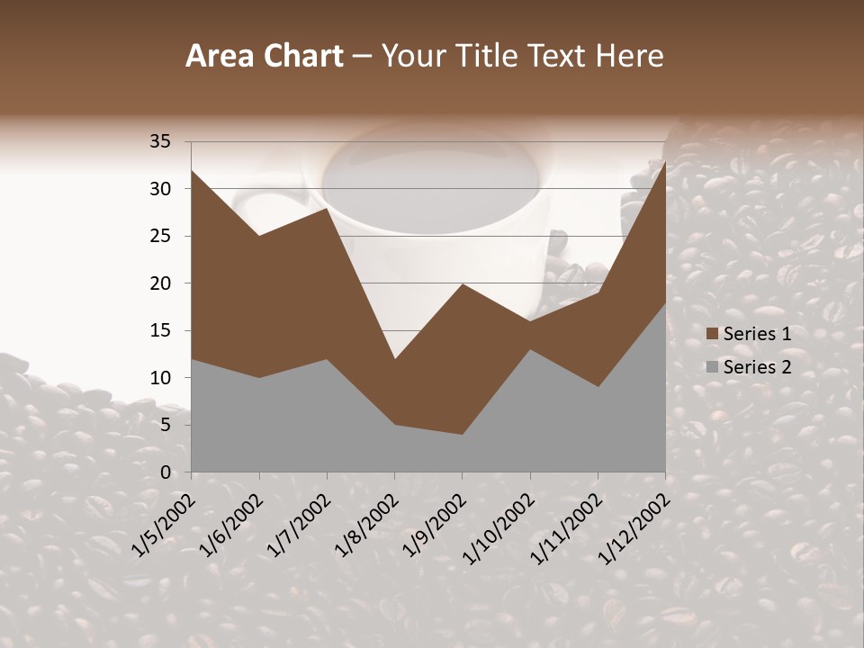 White Seed Caffeine PowerPoint Template