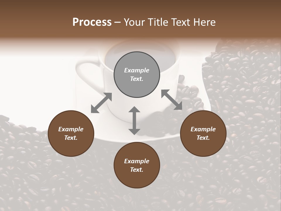 White Seed Caffeine PowerPoint Template