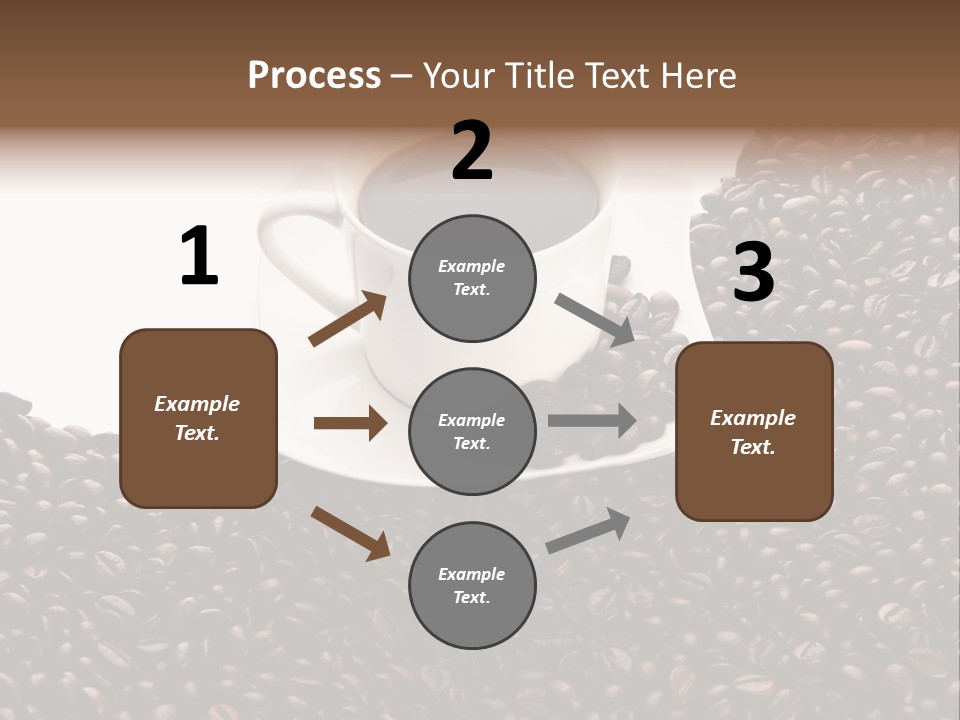 White Seed Caffeine PowerPoint Template