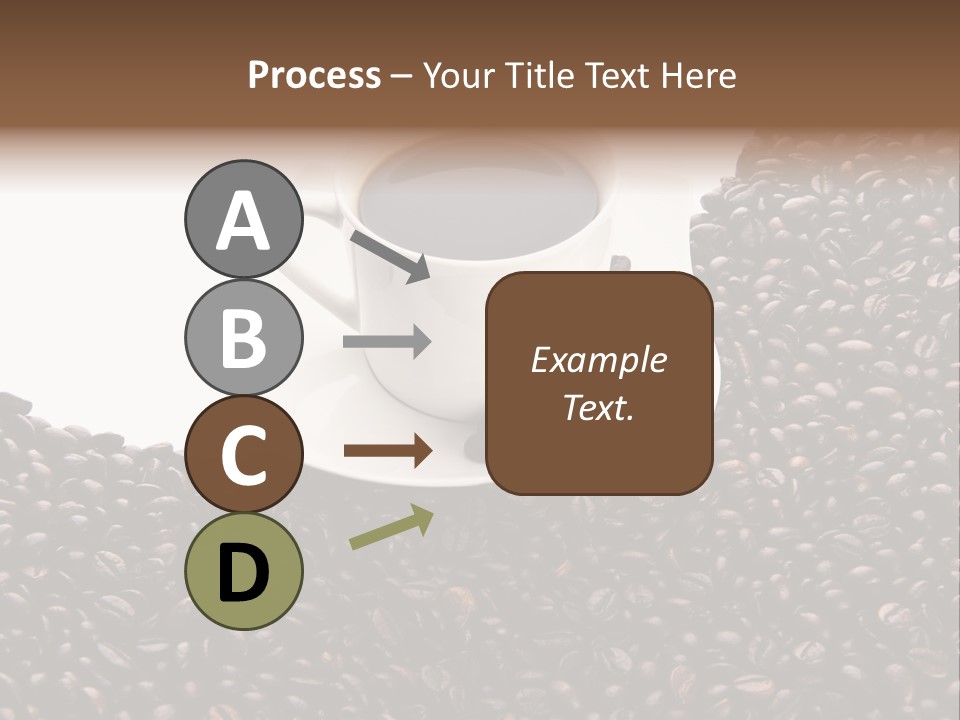 White Seed Caffeine PowerPoint Template