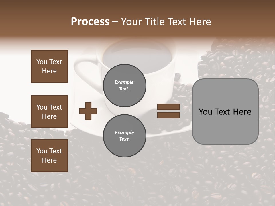 White Seed Caffeine PowerPoint Template
