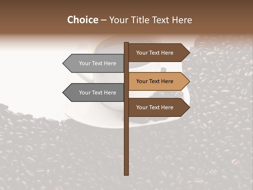White Seed Caffeine PowerPoint Template