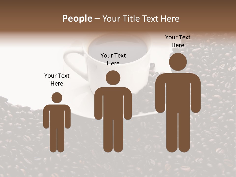 White Seed Caffeine PowerPoint Template