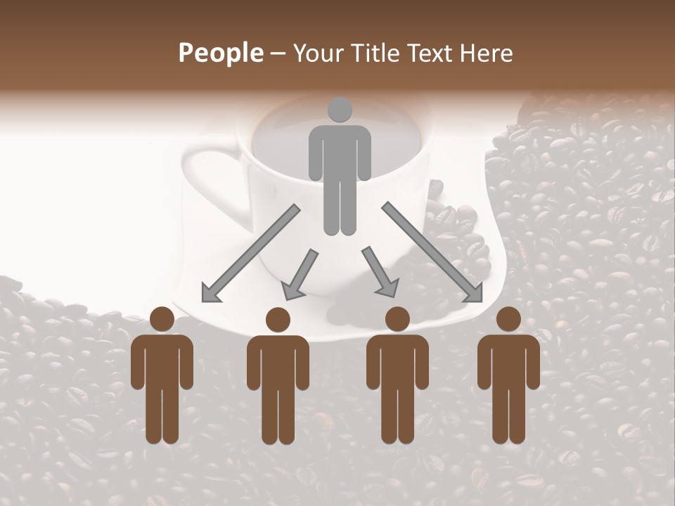 White Seed Caffeine PowerPoint Template