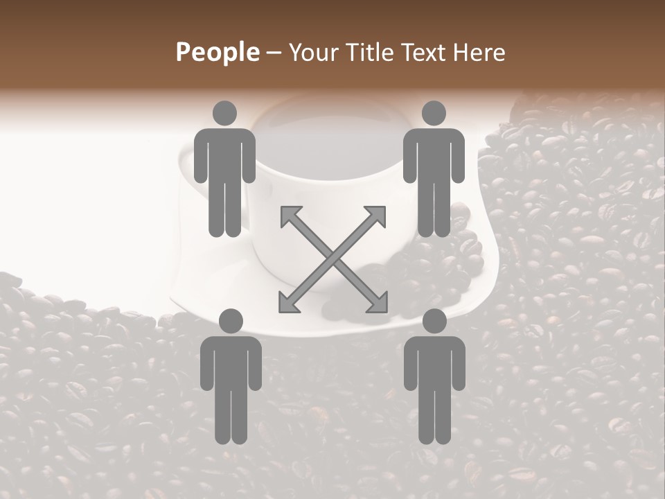 White Seed Caffeine PowerPoint Template