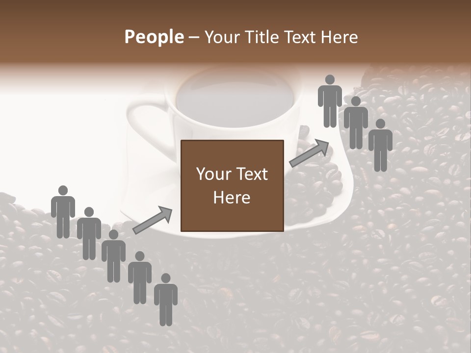 White Seed Caffeine PowerPoint Template
