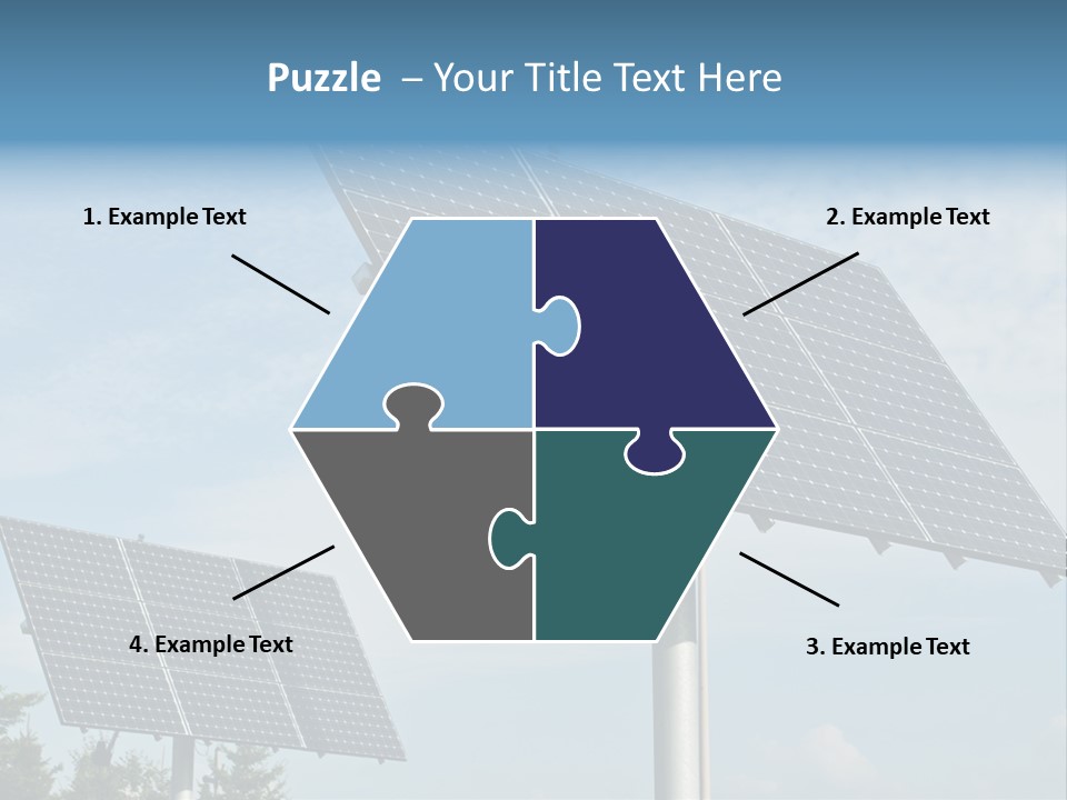 Alternative Energy Metal Sunlight PowerPoint Template