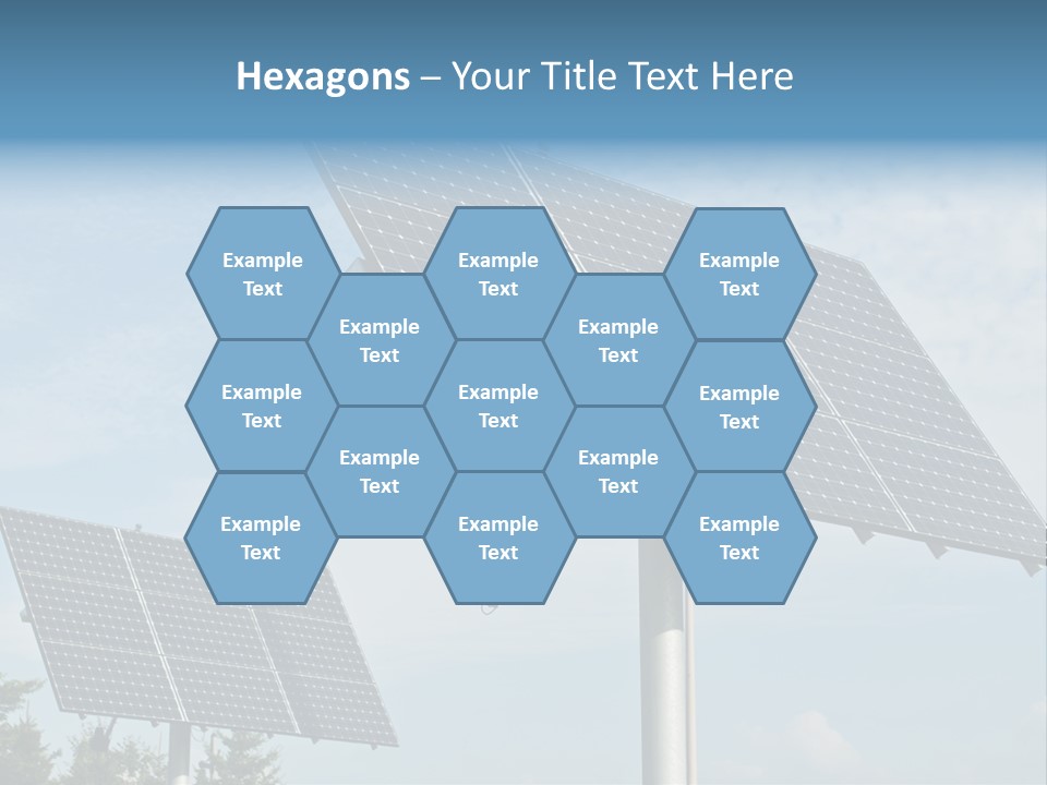 Alternative Energy Metal Sunlight PowerPoint Template