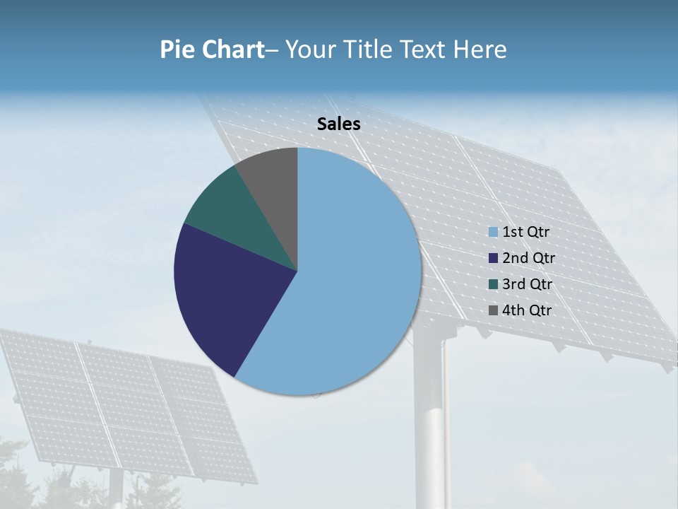 Alternative Energy Metal Sunlight PowerPoint Template