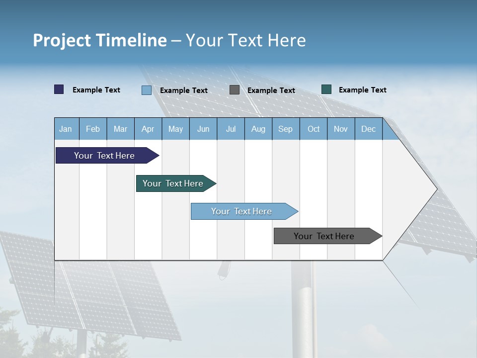 Alternative Energy Metal Sunlight PowerPoint Template