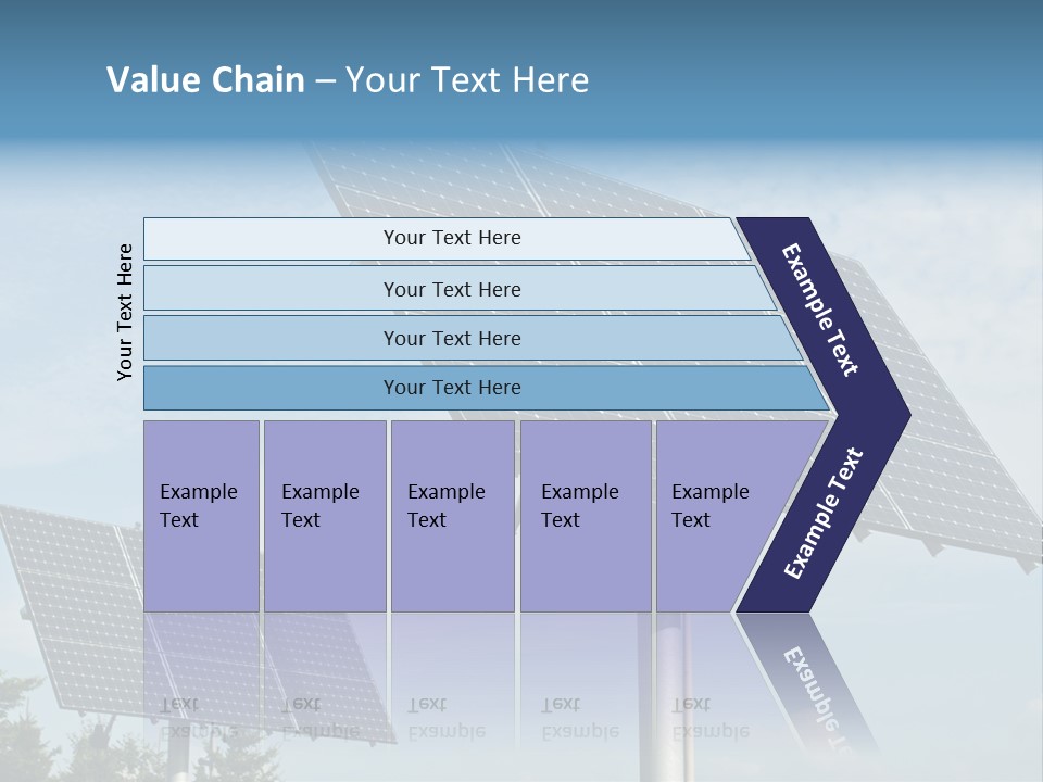Alternative Energy Metal Sunlight PowerPoint Template