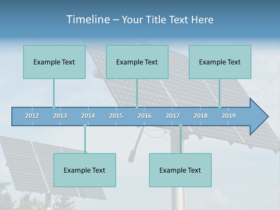 Alternative Energy Metal Sunlight PowerPoint Template