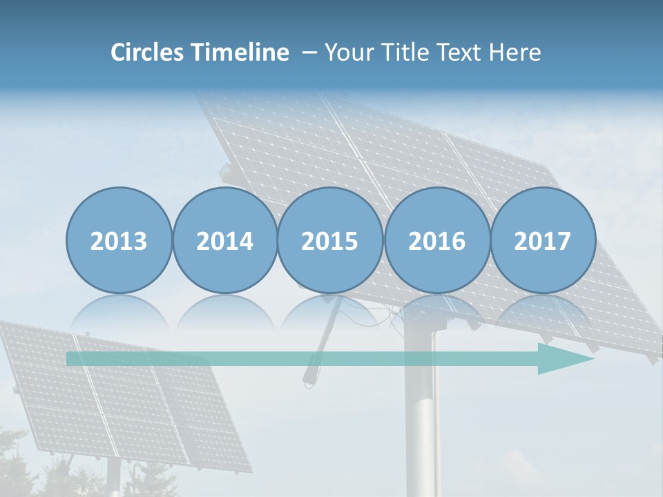 Alternative Energy Metal Sunlight PowerPoint Template